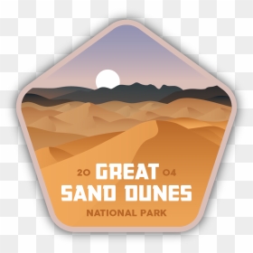Great Sand Dunes National Park Sticker, HD Png Download - sand dunes png
