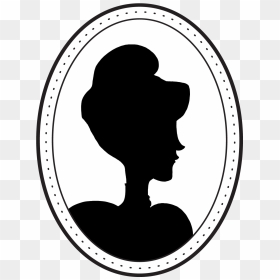 Clip Royalty Free Madge Of Truth Cara Rowlands Laura - Victorian Silhouette Woman Head, HD Png Download - saxophone silhouette png