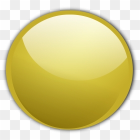 Thumb Image - Gold Button Clipart, HD Png Download - yellow button png