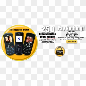 Free Phones Safelink 2019, HD Png Download - no cell phone png