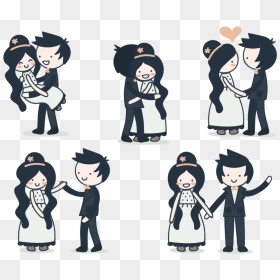 Significant Other Couple - Love Cartoon Couple Png, Transparent Png - black couple png