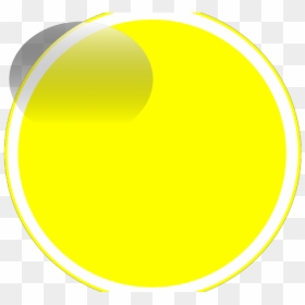 Glossy Yellow Circle Button Png, Svg Clip Art For Web - Circle, Transparent Png - yellow button png