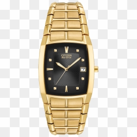 Paradigm - Gold Tone Citizen Paradigm Watch, HD Png Download - gold rectangle png