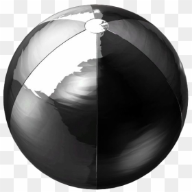 Metallic Png Free Image - 3d Black Graphic Sphere, Transparent Png - metallic png