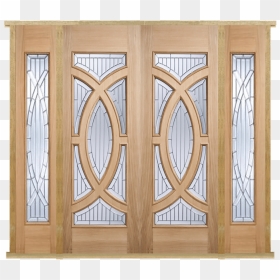 Moda Doors External Majestic Oak Ig Zinc Double Entrance - Home Door, HD Png Download - door frame png