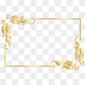Frame Gold Download Hq Png Clipart - براويز Png, Transparent Png - gold rectangle png