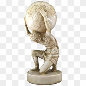 Atlas Statue Png, Transparent Png - greek statues png