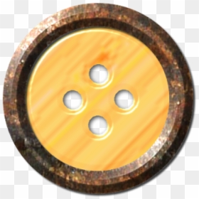 Cloths Button Png Free Download - Пуговица Текстура, Transparent Png - yellow button png