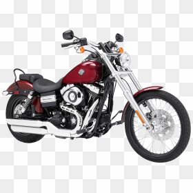 Harley Davidson Red Motorcycles, HD Png Download - chopper motorcycle png