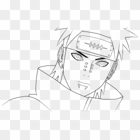 Pain Naruto Drawing At Getdrawings - Pain Naruto Drawing Easy, HD Png Download - chalk drawings png