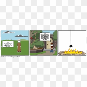 Cartoon, HD Png Download - hanging string png