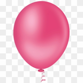 Balão Liso Pink 5¨13cm - Bexiga Rosa, HD Png Download - baloes png