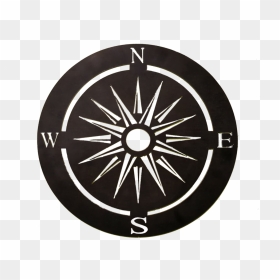 Nautical Star & Compass - Circle, HD Png Download - nautical compass png