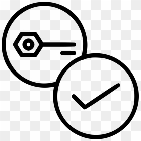 Verification Key Password Success Secure Correct Authentication - Password Verification Icon, HD Png Download - key to success png