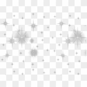 Transparent Stars Background Clipart - Monochrome, HD Png Download - falling glitter png