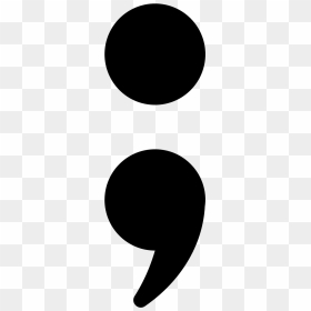 Semicolon Drawing Suicidal - Suicide Prevention Awareness Symbol, HD Png Download - semicolon png