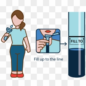 Provide A Saliva Sample - Saliva Sample Png, Transparent Png - saliva png