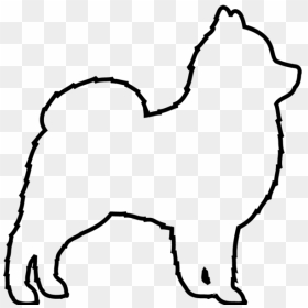 Clipart Free Download Chiwawa Drawing Outline - Easy Pomeranian Dog Drawing, HD Png Download - face outline png
