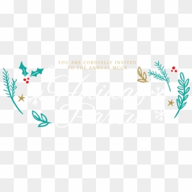 Holiday Party - Calligraphy, HD Png Download - holiday party png