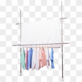 Outside The Window Balcony Clothes Pole Telescopic - Banner, HD Png Download - hanging polaroid frame png