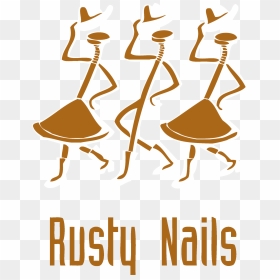 Custom Furniture Rusty Nail Design - Line Dance Rusty Nails, HD Png Download - rusty nail png