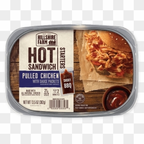 Hillshire Farm Hot Sandwich Pulled Chicken Spicy, HD Png Download - chicken sandwich png