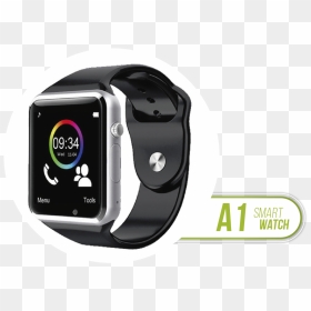Transparent Smart Watch Clipart - Smart Watch A1 Supported Black, HD Png Download - smartwatch png