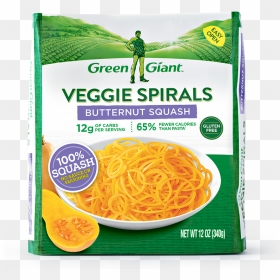 Green Giant Veggie Spirals Butternut Squash, HD Png Download - spaghetti noodles png