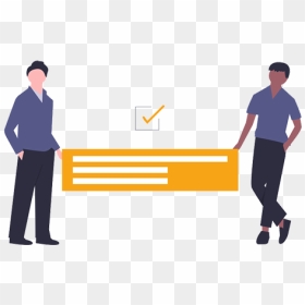 Service Design, HD Png Download - person standing png back