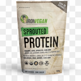 Iron Vegan Sprouted Protein - Iron Vegan Sprouted Protein Natural, HD Png Download - grainy texture png