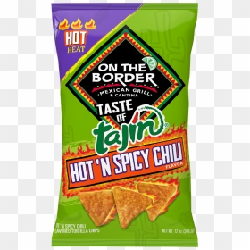 Border Tajin Tortilla Chips, HD Png Download - tortilla chip png