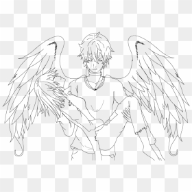 Transparent Alas De Angel Png - Angel Anime Drawings, Png Download - alas de angel png