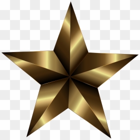 Prismatic Star 20 By @gdj, Prismatic Star 20, On @openclipart - Brown Star Png, Transparent Png - metallic png
