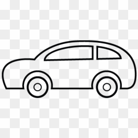 Transport Drawing Sports Car - Fiat 500, HD Png Download - white car icon png