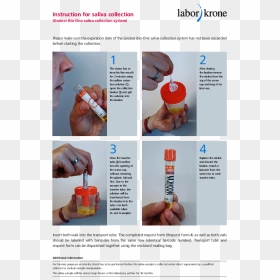 Saliva Sample Collection Instructions, HD Png Download - saliva png