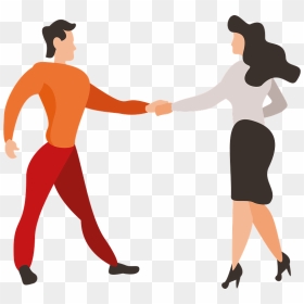 Dancing Couple Clipart - Couple Vector, HD Png Download - dancing people png