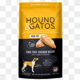 Hound & Gatos Grain Free Dog Kibble Cage Free Chicken - Hound & Gatos, HD Png Download - gatos png