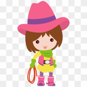 Cowboy E Cowgirl - Menina Fazendinha Png, Transparent Png - cowgirl hat png