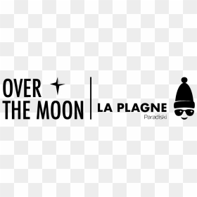 Over The Moon La Plagne, Unusual Experience, Snow Groomer, - Graphic Design, HD Png Download - moon silhouette png
