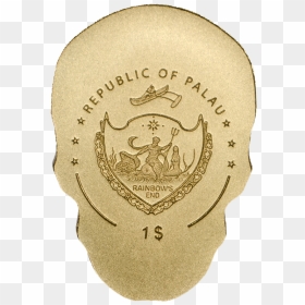 Gold, HD Png Download - gold skull png