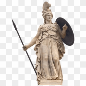Athena Goddess Statue Png, Transparent Png - greek statues png
