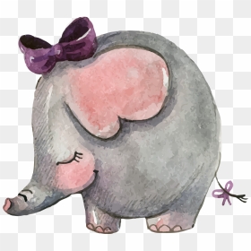 Drawings For Mothers Day, HD Png Download - baby shower elephant png