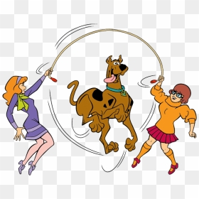 Scooby Doo Clipart Mystery Team - Scooby Doo Ve Daphne, HD Png Download - scooby doo logo png