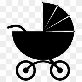 Baby Sticker No Background, HD Png Download - baby stroller png