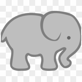 Baby Elephant Baby Shower - Elephant Clip Art, HD Png Download - baby shower elephant png