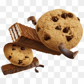 Cookies And Wafers - Chocolate, HD Png Download - baked goods png