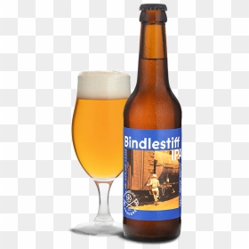 Bindle Wet Glass-bottle Copy - Wheat Beer, HD Png Download - glass of beer png