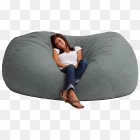 Big Ass Bean Bag Chair, HD Png Download - bean bag png