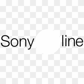 Sony On Line Logo Black And White - Anga, HD Png Download - sony logo white png