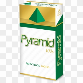 Pyramid 100s Menthol Gold - Pyramid, HD Png Download - cigarette pack png